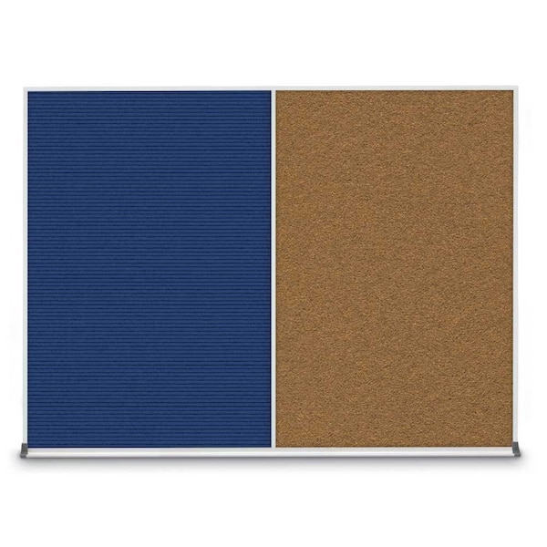 Triple Door Radius Plus Corkboard, 96" x